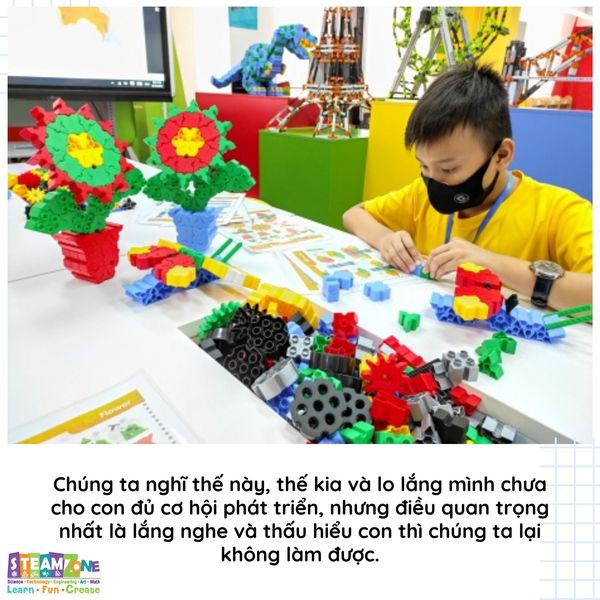 Điều quan trọng là lắng nghe và thấu hiểu con thì chúng ta lại không làm được