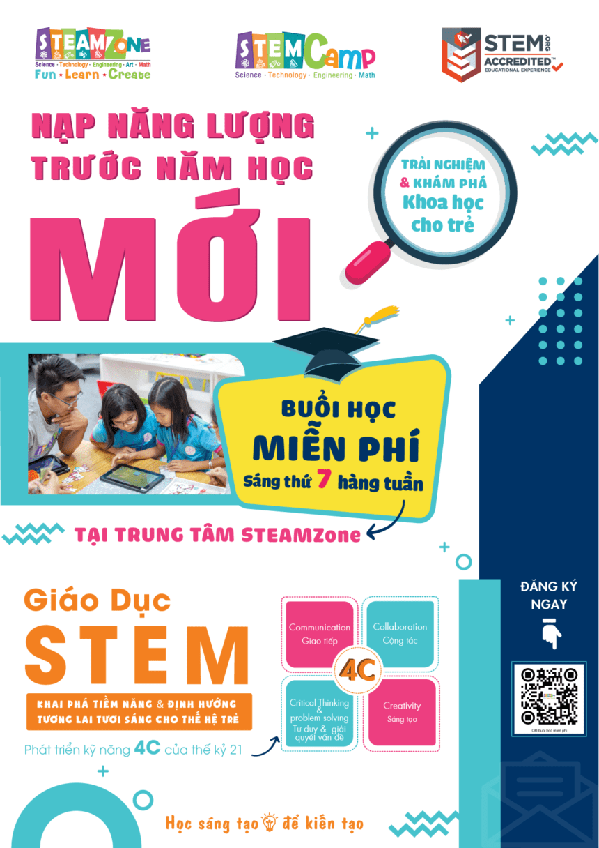 Đăng Ký Nhận Ưu Đãi Mùa Tựu Trường – Buổi Học STEM Miễn Phí Đăng Ký Nhận Ưu Đãi Mùa Tựu Trường – Buổi Học STEM Miễn Phí
