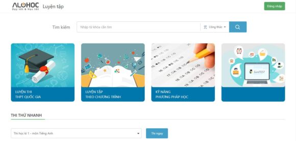 Phần mềm tổ chức kiểm tra đánh giá trực tuyến Alohoc Online Test, giấy phép ba năm