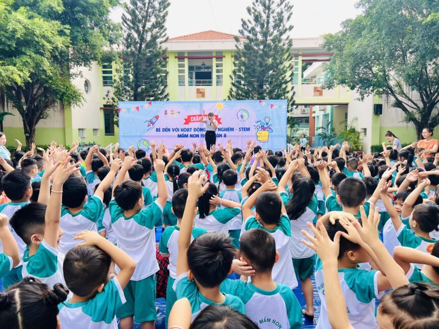 STEAMZONE ĐỒNG HÀNH CÙNG NGÀY HỘI TRẢI NGHIỆM STEM TRƯỜNG MẦM NON 19/5 QUẬN 8