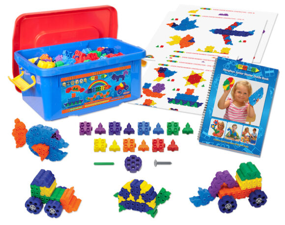 Hệ thống trải nghiệm sáng tạo thông minh trong lĩnh vực kiến trúc, xây dựng kèm Bộ hoạt động thực hành theo các chủ đề con người, động vật, giao thông, robot… và video hướng dẫn.