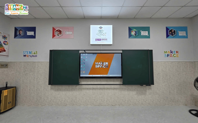 Bảng tương tác tại phòng stem