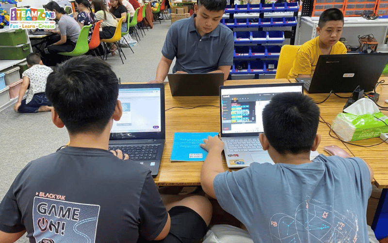 Một số hình ảnh học STEAM tại STEAMZone
